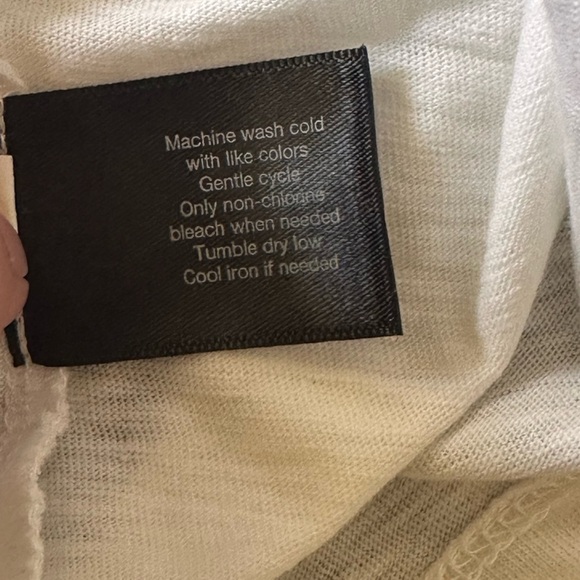 NWT Cotton White Embroidered Peplum Top Boho Floral Plus Size 18/20 Lane Bryant - Picture 4 of 7